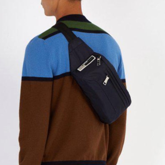 Authentic Prada Logo Patch nylon belt bag - Picture 2 of 10